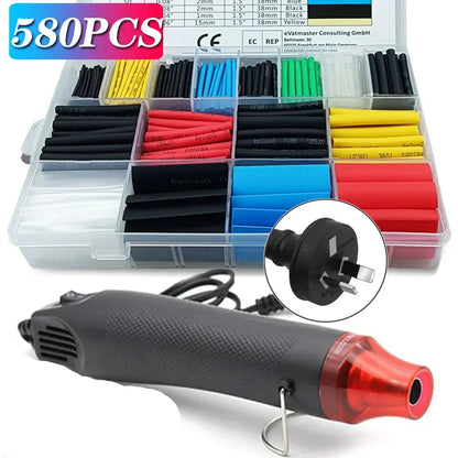 Kit de 580 Gaines Thermorétractables Multicolores pour câbles et fils Électriques